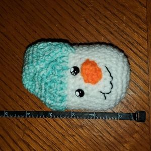 Handmade Crochet Snowman Stuffy